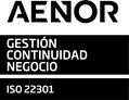 Certificado AENOR Gestión de Continuidad de Negocio ISO 22301